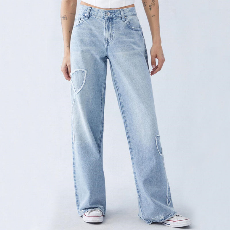 Butterfly Baggy Jeans