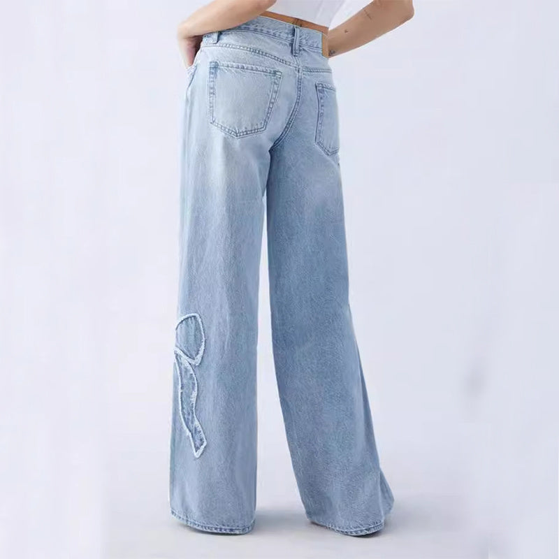 Butterfly Baggy Jeans